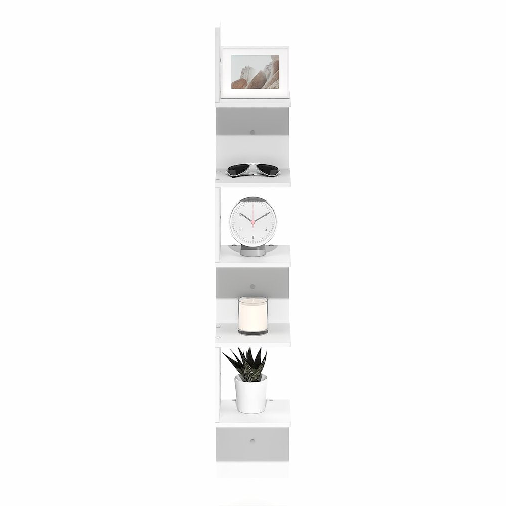 ROSSI Corner Floating Shelves for Wall, 5-Tier Corner Square Wall Shelf