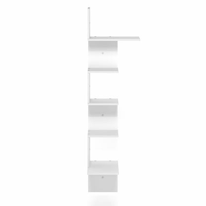 ROSSI Corner Floating Shelves for Wall, 5-Tier Corner Rectangular Wall Shelf