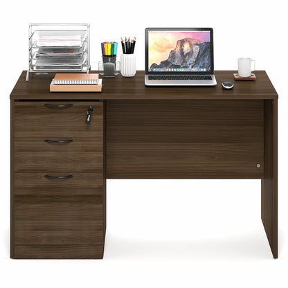 47 Inch Executive Desk with File Cabinet