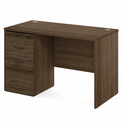 47 Inch Executive Desk with File Cabinet