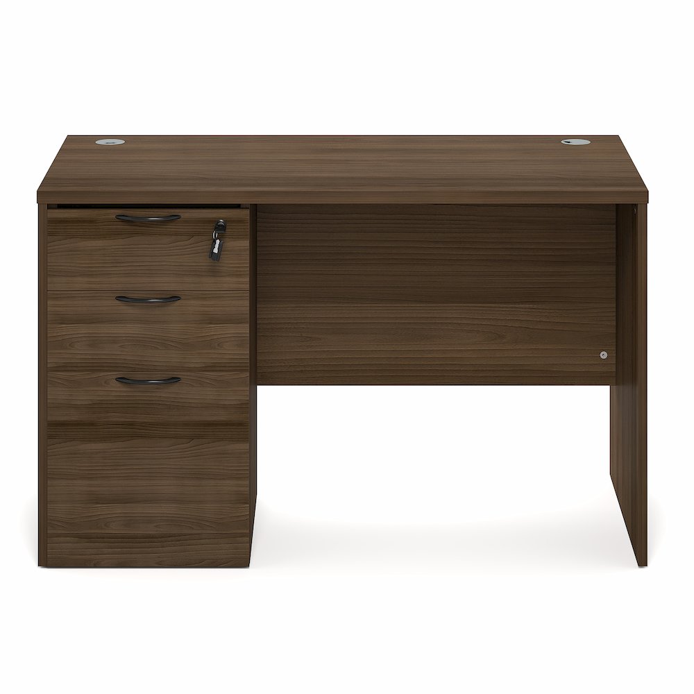 47 Inch Executive Desk with File Cabinet