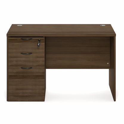 47 Inch Executive Desk with File Cabinet