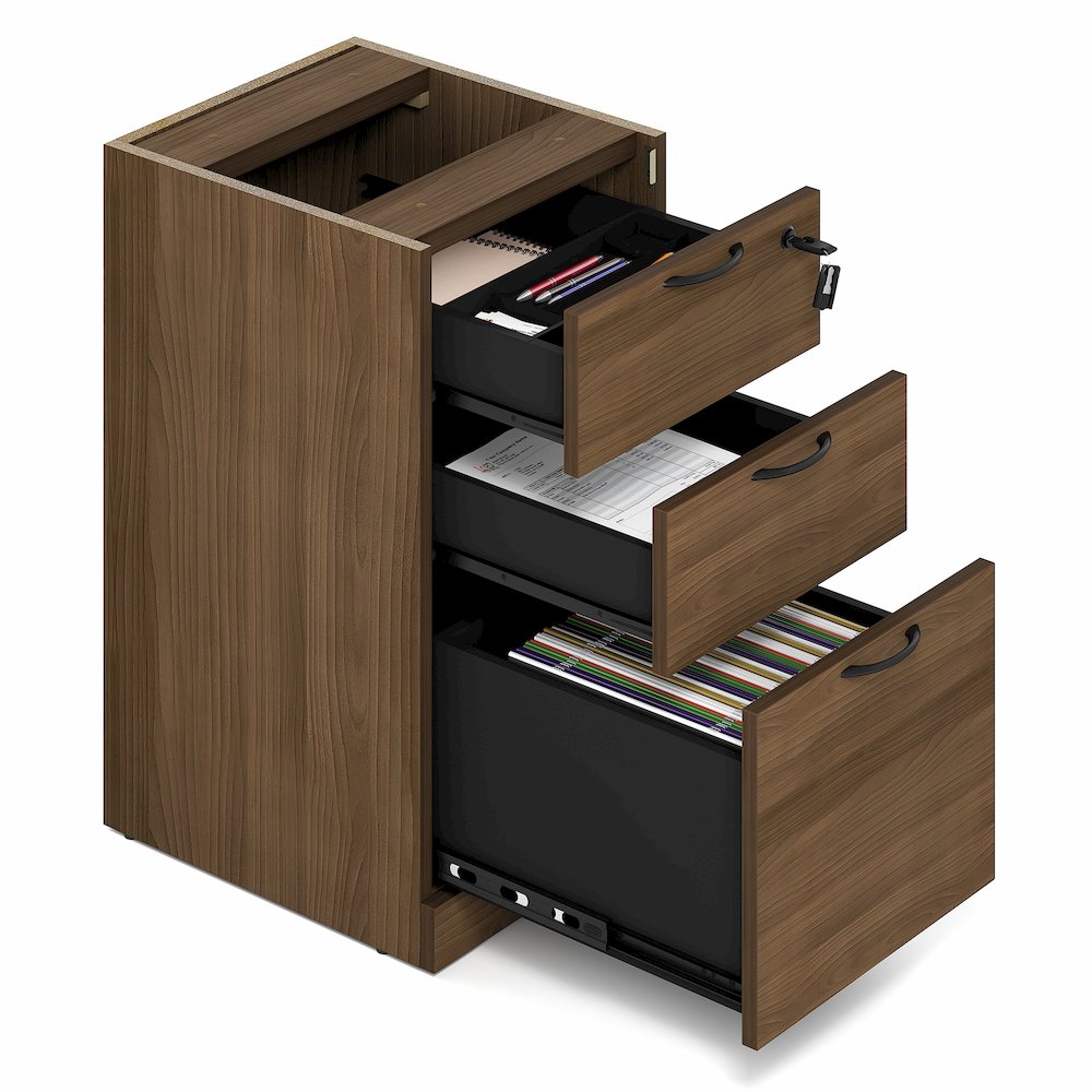 47 Inch Executive Desk with File Cabinet