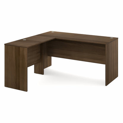 60 Inch L-Shaped Office Desk, Executive Desk with Reversible Desk Return