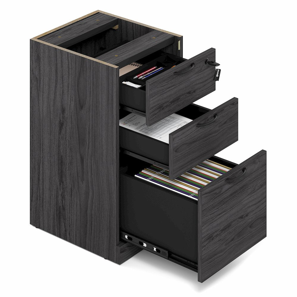 60 Inch Executive Desk with File Cabinet