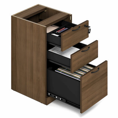 60 Inch Executive Desk with File Cabinet