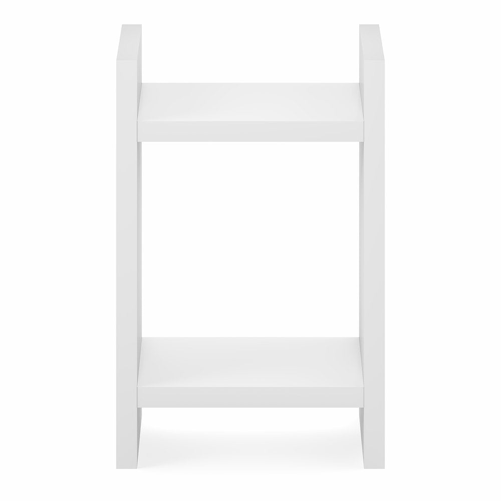 VIOLA Side Table, 2-Tier Modern End Table with Open Shelf