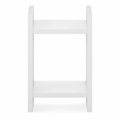VIOLA Side Table, 2-Tier Modern End Table with Open Shelf