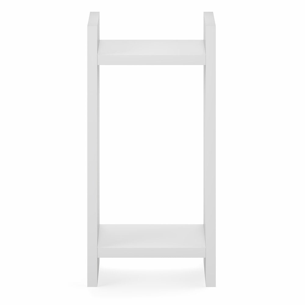 VIOLA Tall Side Table, 2-Tier Modern End Table with Open Shelf