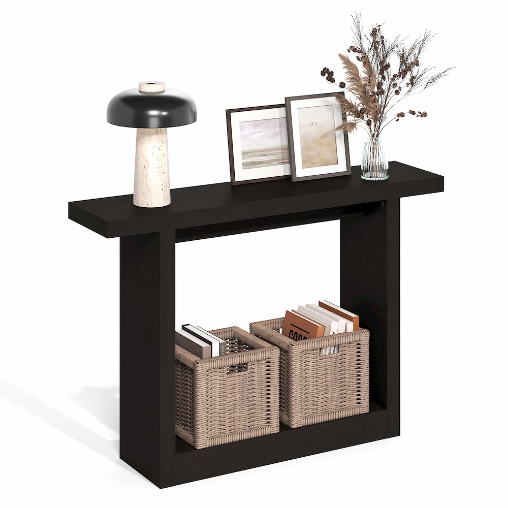 ARA Entryway Table 47-Inch, Narrow Farmhouse Console Table