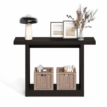 ARA Entryway Table 47-Inch, Narrow Farmhouse Console Table