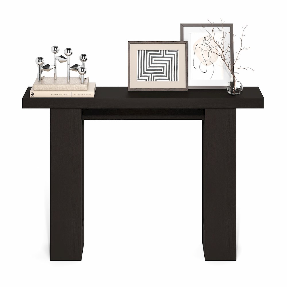 ARA Entryway Table 47-Inch, Narrow Console Table, Sofa Table with 2 Bottom Shelf
