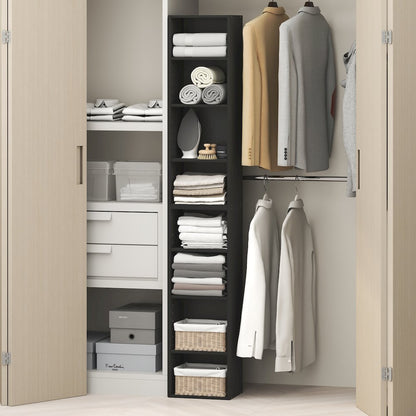 8-Tier Closet Organizers and Storage, Adjustable Open Shelf, Storage Organizer