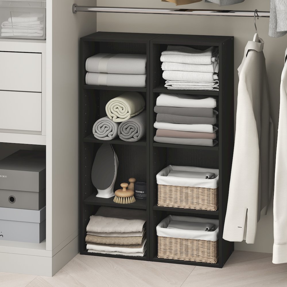 8-Tier Closet Organizers and Storage, Adjustable Open Shelf, Storage Organizer