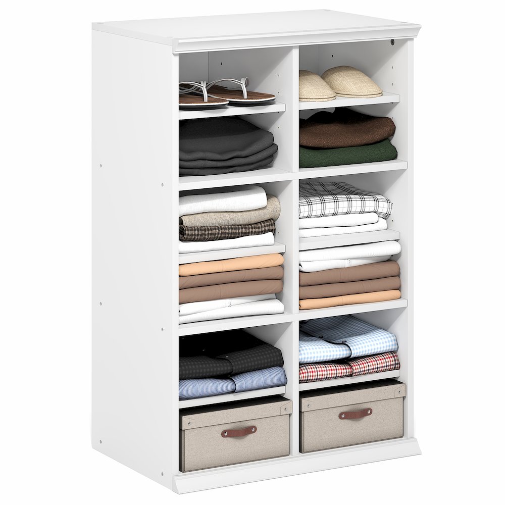 FANO Closet Organizers and Storage, 12-Cube, White