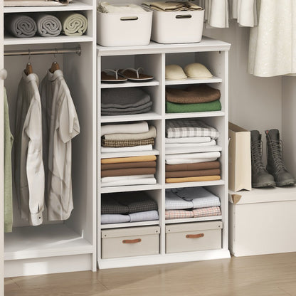 FANO Closet Organizers and Storage, 12-Cube, White