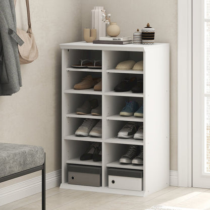 FANO Closet Organizers and Storage, 12-Cube, White