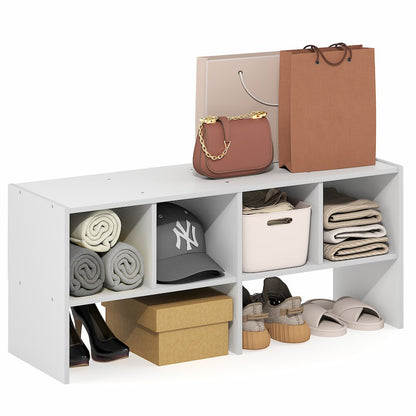 FANO Closet Organizers and Storage, 6-Cube Multipurpose Top Shelf Closet Shelf
