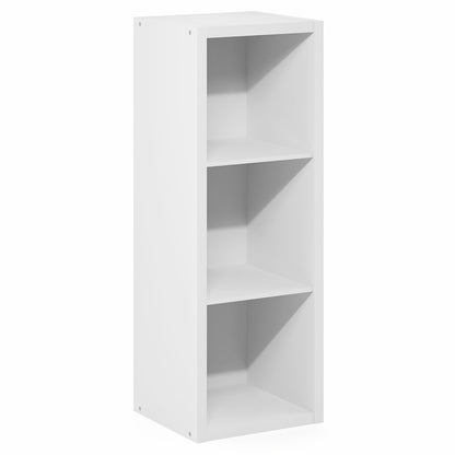 CUBICLE Book Shelf, 3-Cube, Extra Thick Frame, White