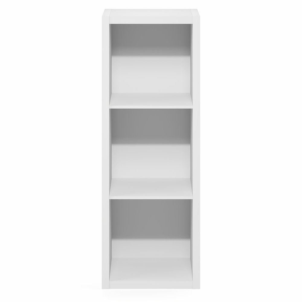 CUBICLE Book Shelf, 3-Cube, Extra Thick Frame, White