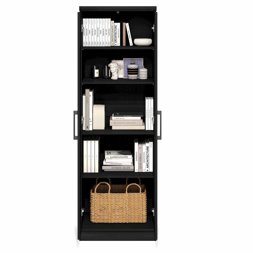 ROBIN Storage Cabinet, 5-Tier Pantry Cabinet with Adjustable Shelves