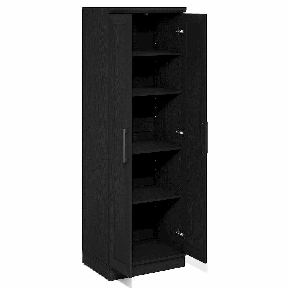 ROBIN Storage Cabinet, 5-Tier Pantry Cabinet with Adjustable Shelves