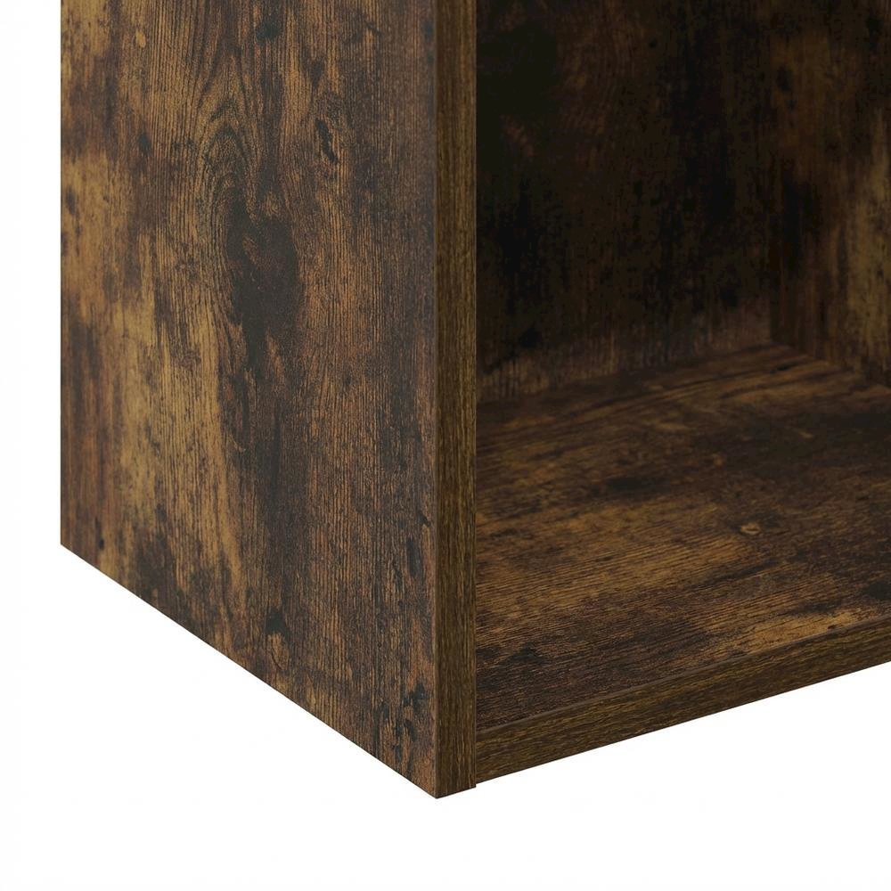 Engineered Wood Bookcase with Adjustable Shelves and Durable Design