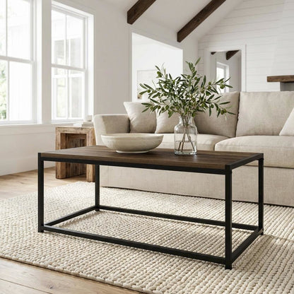 Coffee Table with Modern Design and Compact Lightweight Build