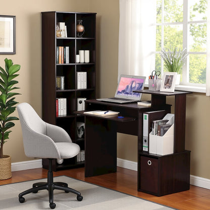 Engineered Wood Office Desk with Storage, Writing Desk and Study Desk Design