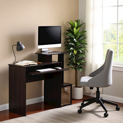 Engineered Wood Office Desk with Storage, Writing Desk and Study Desk Design