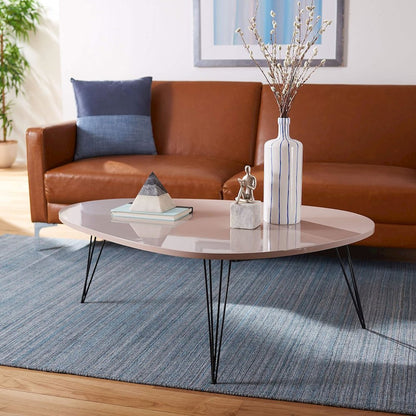 Home Collection Wynton Coffee Table,Taupe/Black