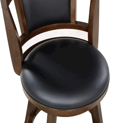 Avianna Swivel Bar Stool - Cappuccino