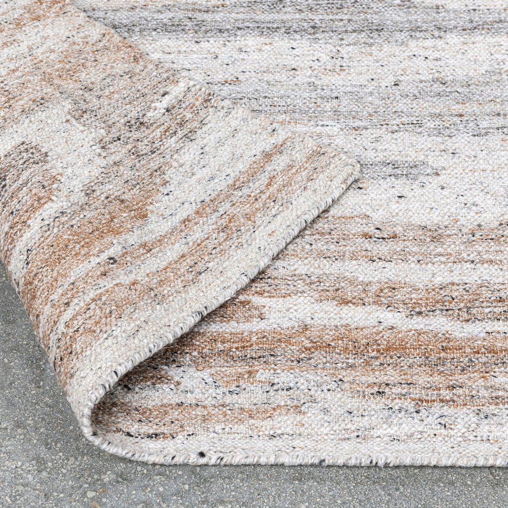 Tenaya 9x12 Handwoven Multi-Color Fabric Performance Area Accent Rug