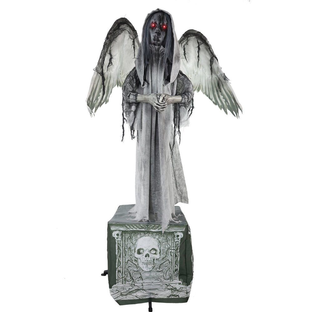 5.5FT Anim Rattling Angel Statue