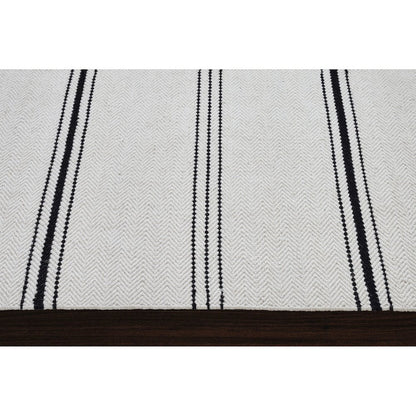 ALICE Ivory/Black 5 x 8 Rug