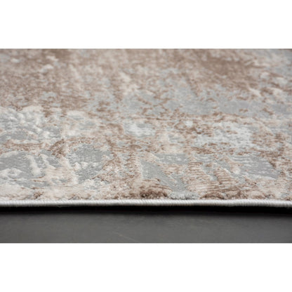 ARIELLA Grey & brown 3 x 10 Indoor Rug