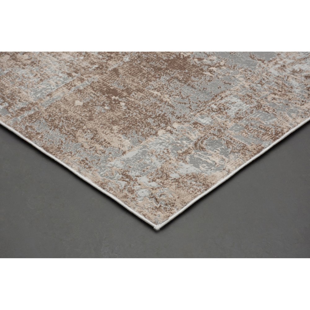 ARIELLA Grey & brown 3 x 10 Indoor Rug