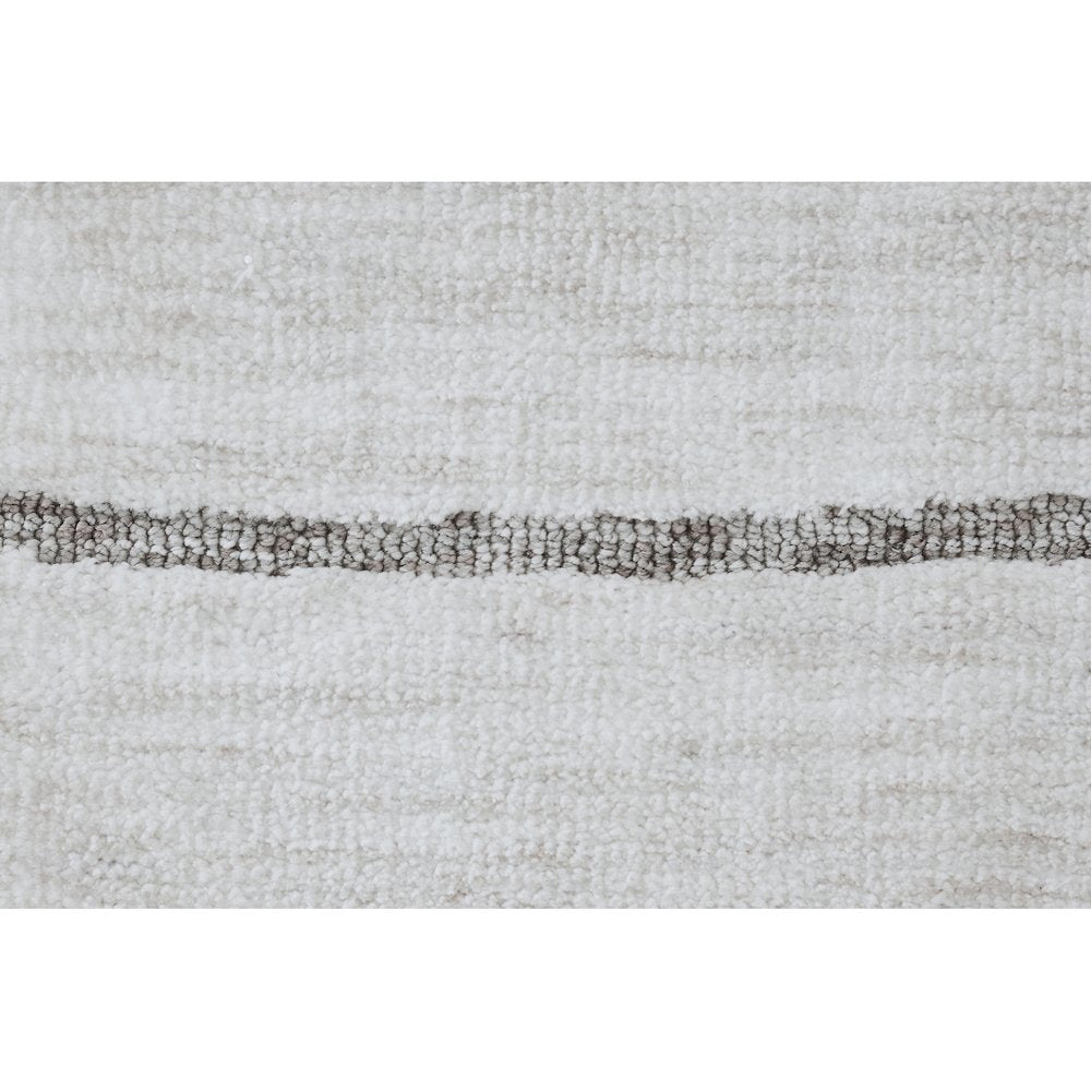 HAZEL Off White/Grey 8 x 10 Rug