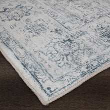 Chloe 7'6" x 10'2" ft Handwoven Indoor Rug, Blue/Grey