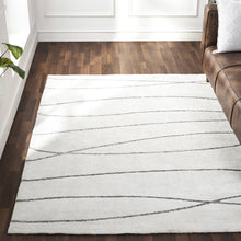 HAZEL Off White/Grey 8 x 10 Rug