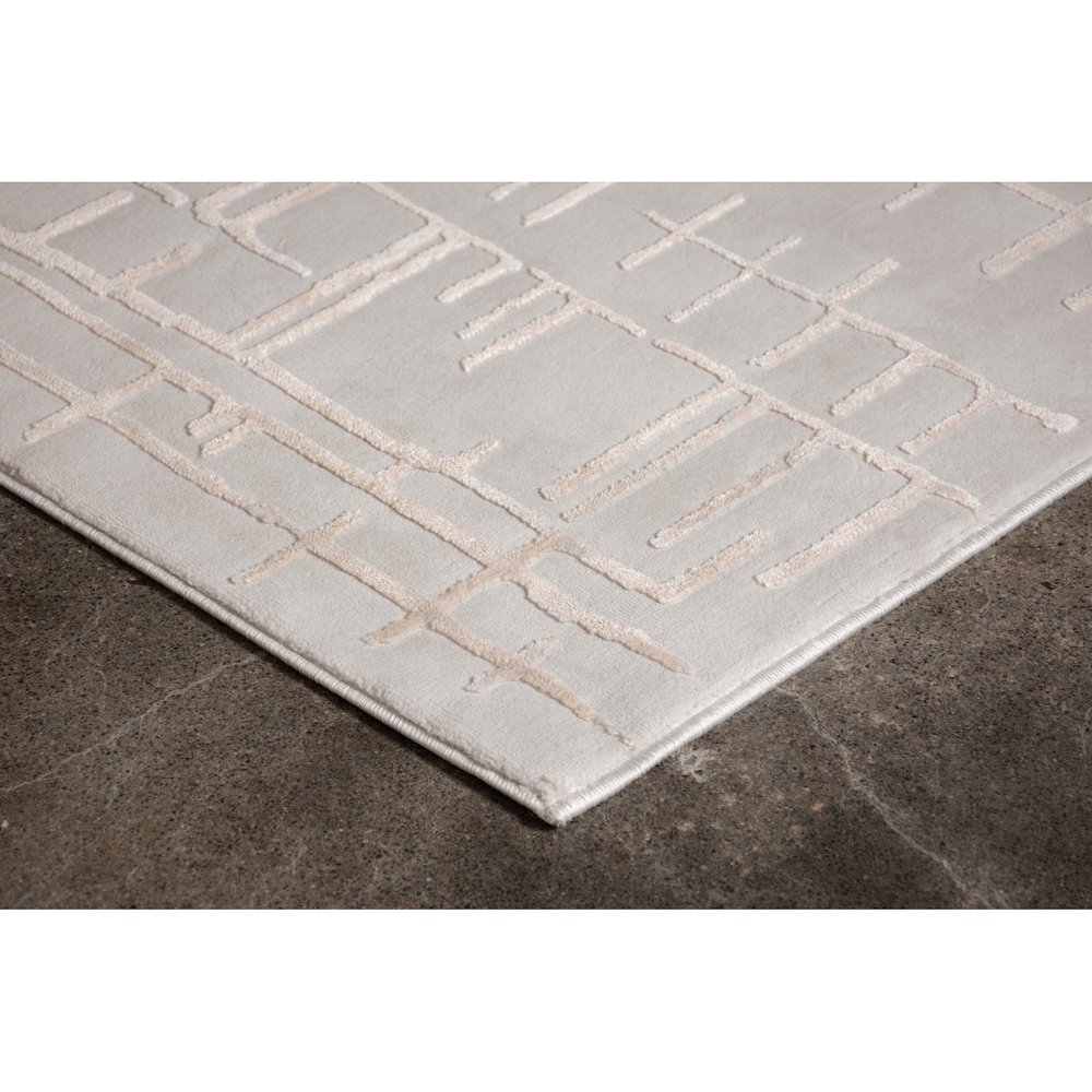 ARIELLA Grey/Beige 5 x 8 Indoor Rug