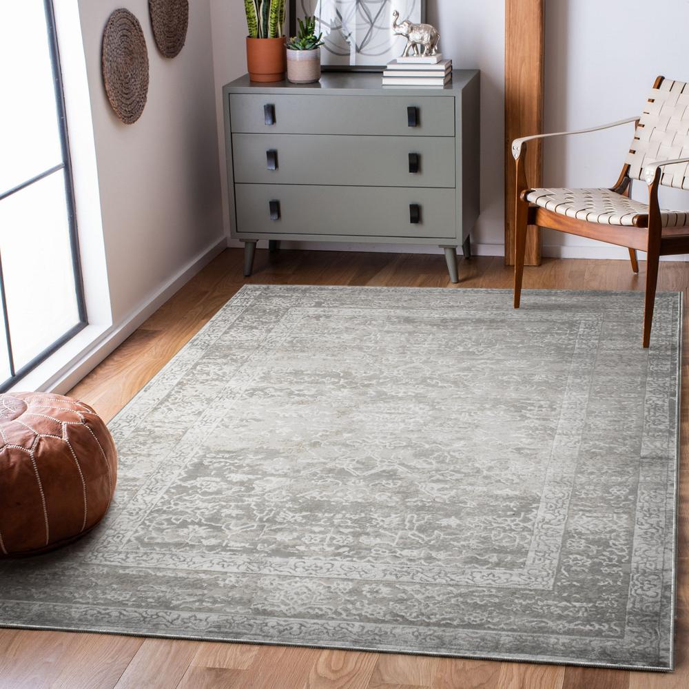 CAMILA Grey Mix 10 x 13 Indoor Rug