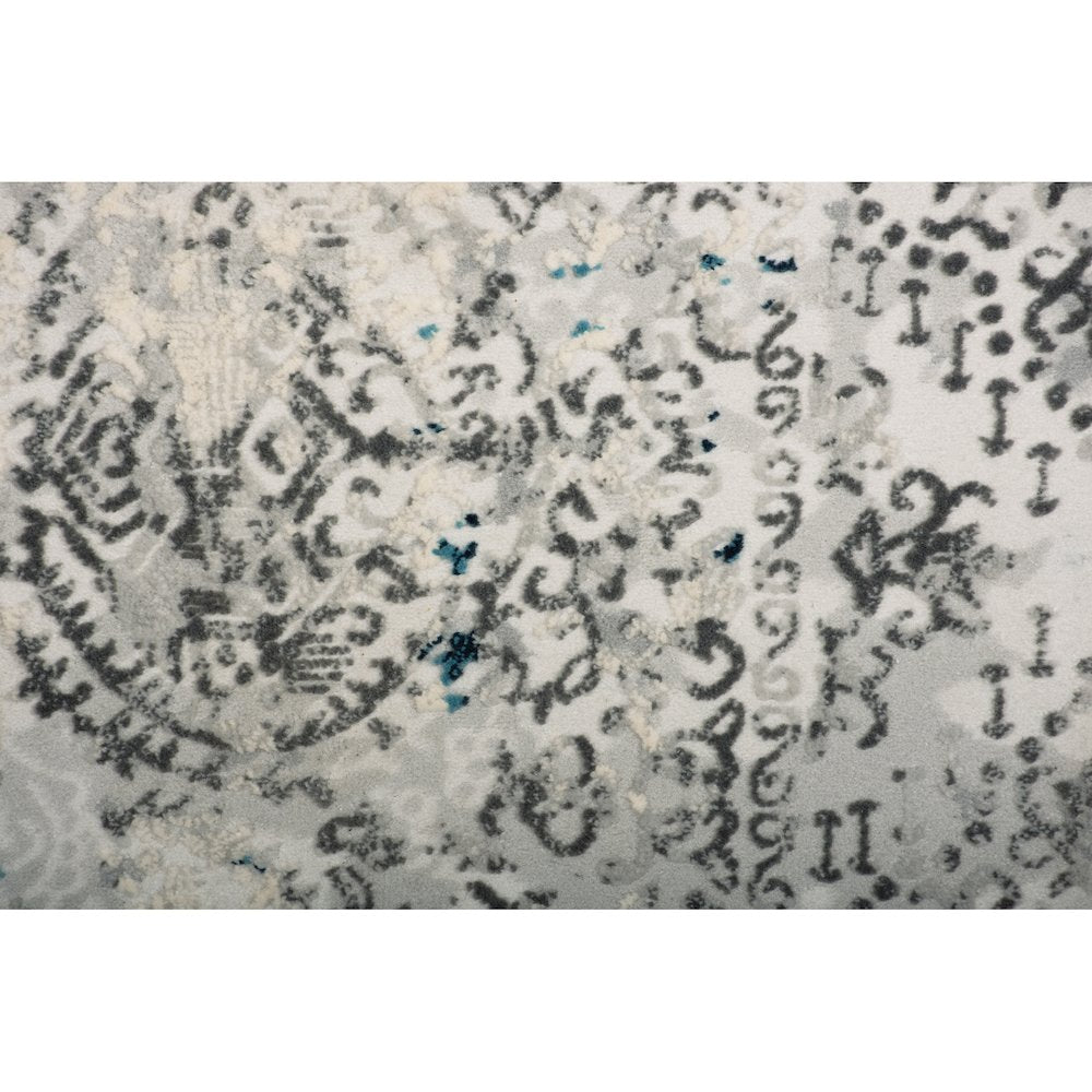 ARIELLA Blue/Grey 12 x 15 Indoor Rug