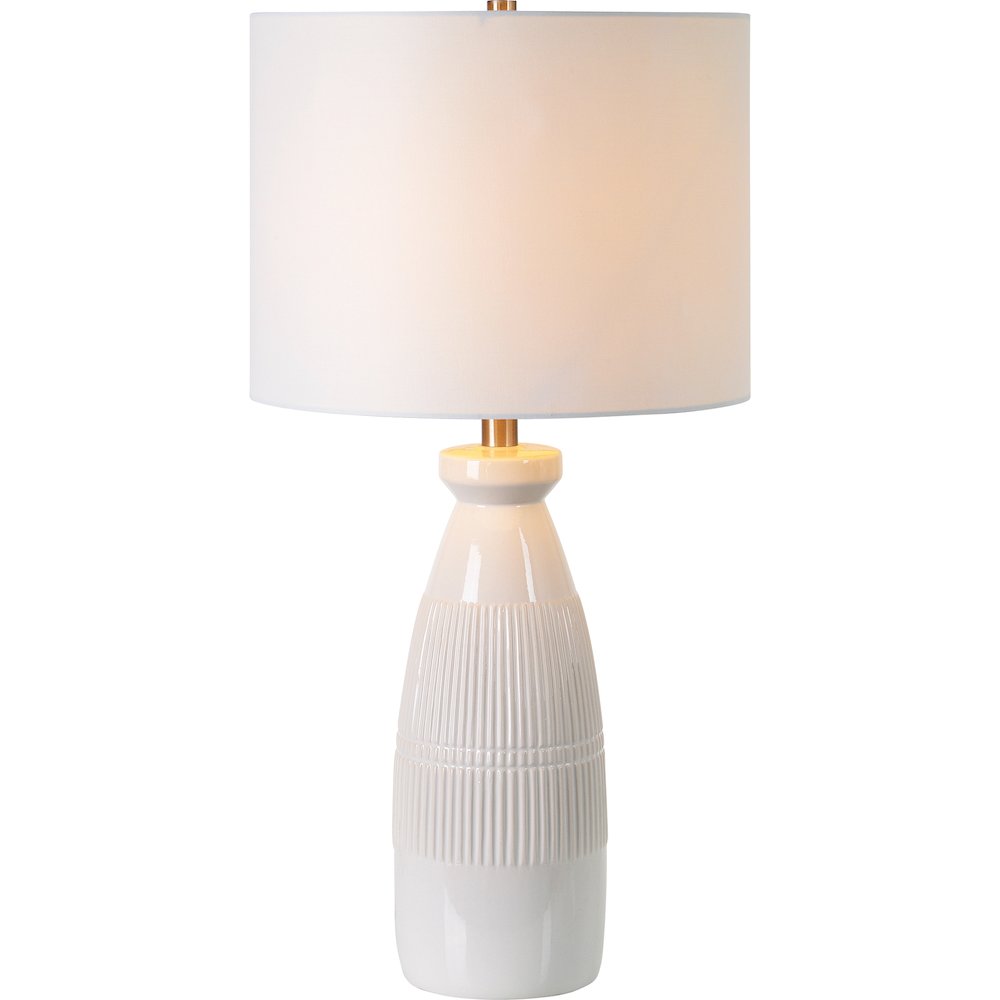 Nado 26.25" Length Table Lamp, Off-White