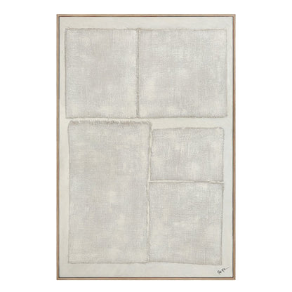 Picardy 60.3" Wide Wall Art With Wood Frame, Oak
