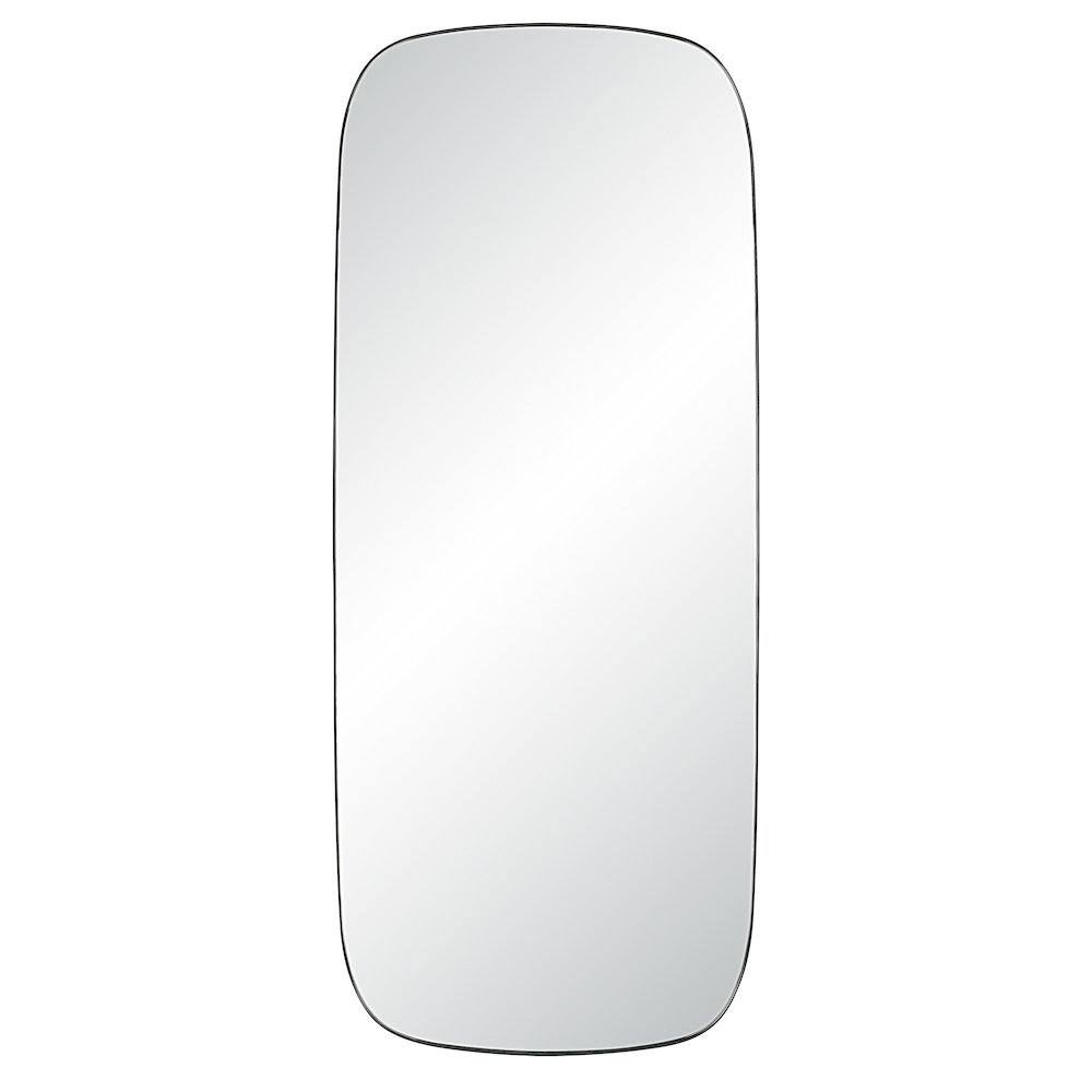 Almandine 72" Tall Rectangular Mirror, Matte Black