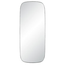 Almandine 72" Tall Rectangular Mirror, Matte Black