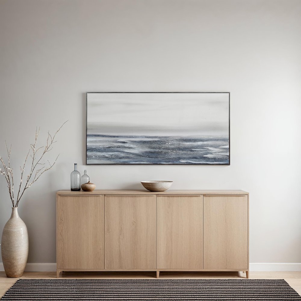 Mare 30" H x 60" W Canvas Art, Blue