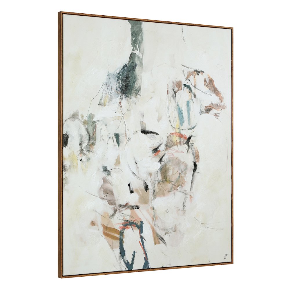 Kona 50" H x 40" W Canvas Art, Beige