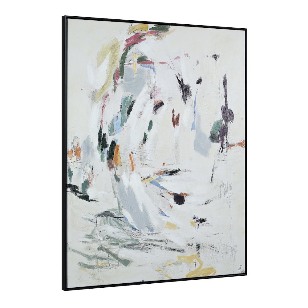 Cinta 50" H x 40" W Canvas Art, Grey